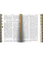 Библия на русском языке в кожаном переплете на молнии